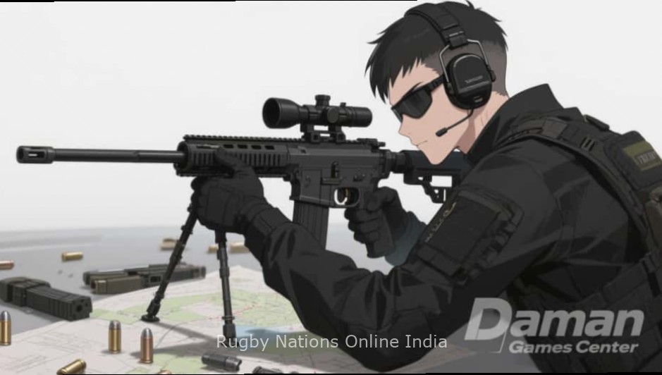 Rugby Nations Online India Gameplay Rugby Nations Online India gameplay showing Indian players in action